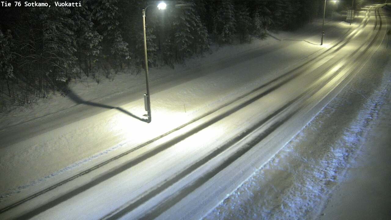 Weather Camera Image Väg 76 Sotkamo, Vuokatti, Sotkamo, Kainuu