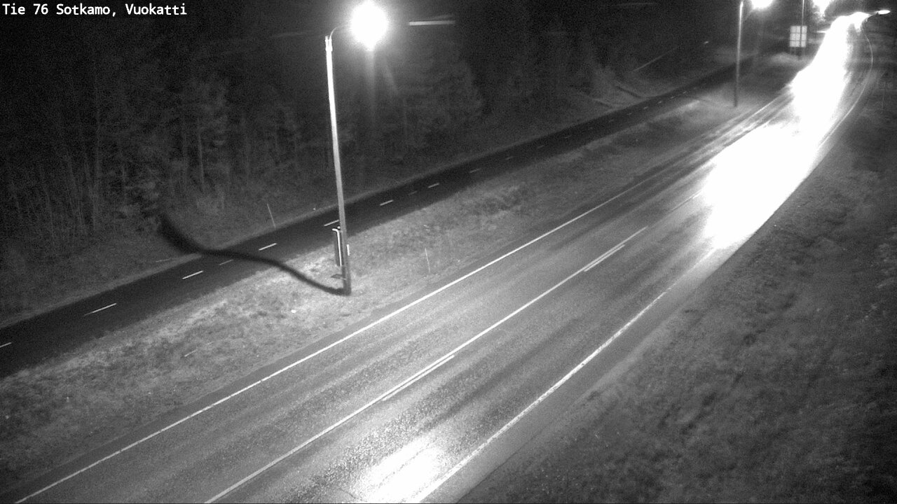 Weather Camera Image Road 76 Sotkamo, Vuokatti, Sotkamo, Kainuu