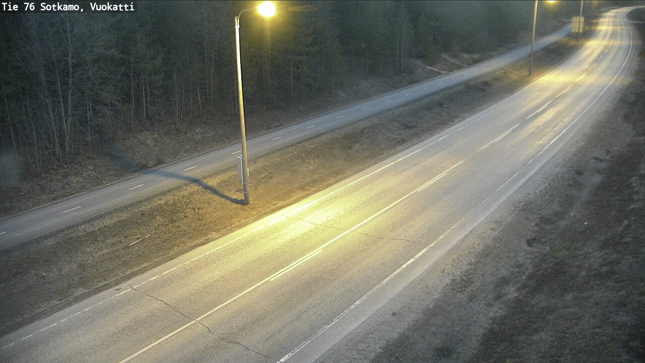 Weather Camera Image Road 76 Sotkamo, Vuokatti, Sotkamo, Kainuu