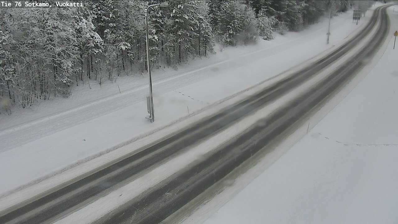Weather Camera Image Road 76 Sotkamo, Vuokatti, Sotkamo, Kainuu