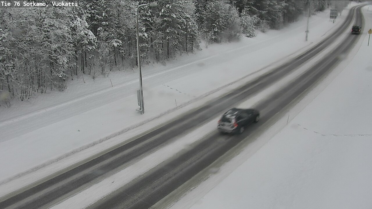 Weather Camera Image Road 76 Sotkamo, Vuokatti, Sotkamo, Kainuu