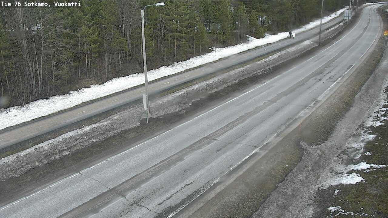 Weather Camera Image Väg 76 Sotkamo, Vuokatti, Sotkamo, Kainuu