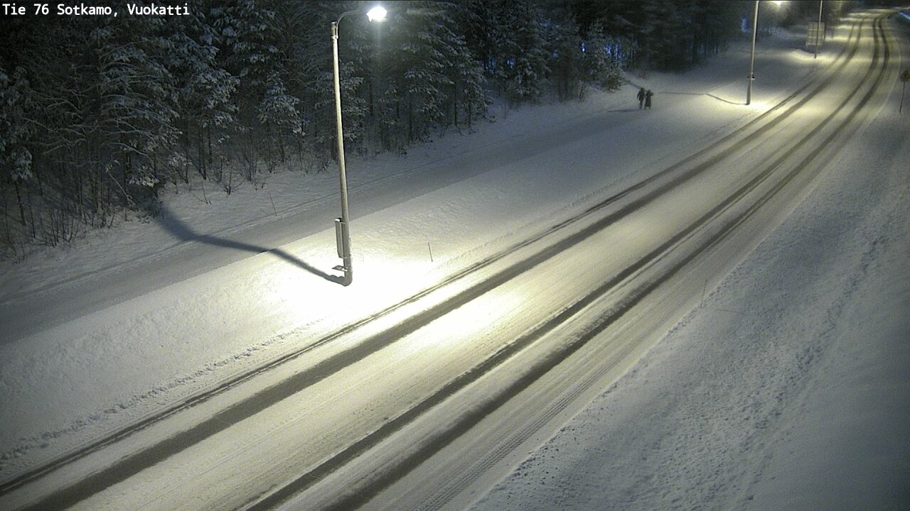 Weather Camera Image Väg 76 Sotkamo, Vuokatti, Sotkamo, Kainuu
