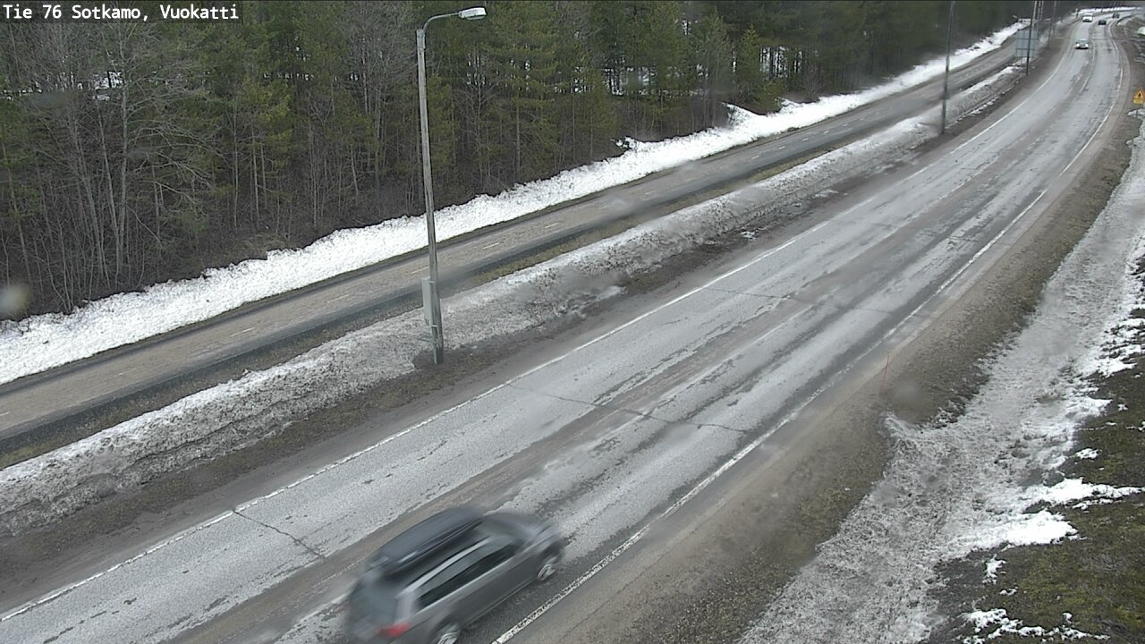 Weather Camera Image Väg 76 Sotkamo, Vuokatti, Sotkamo, Kainuu