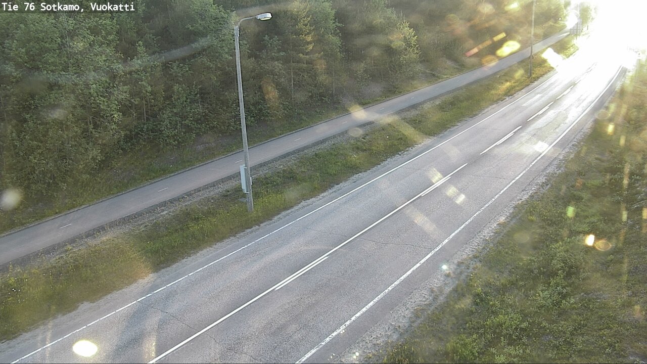 Weather Camera Image Road 76 Sotkamo, Vuokatti, Sotkamo, Kainuu