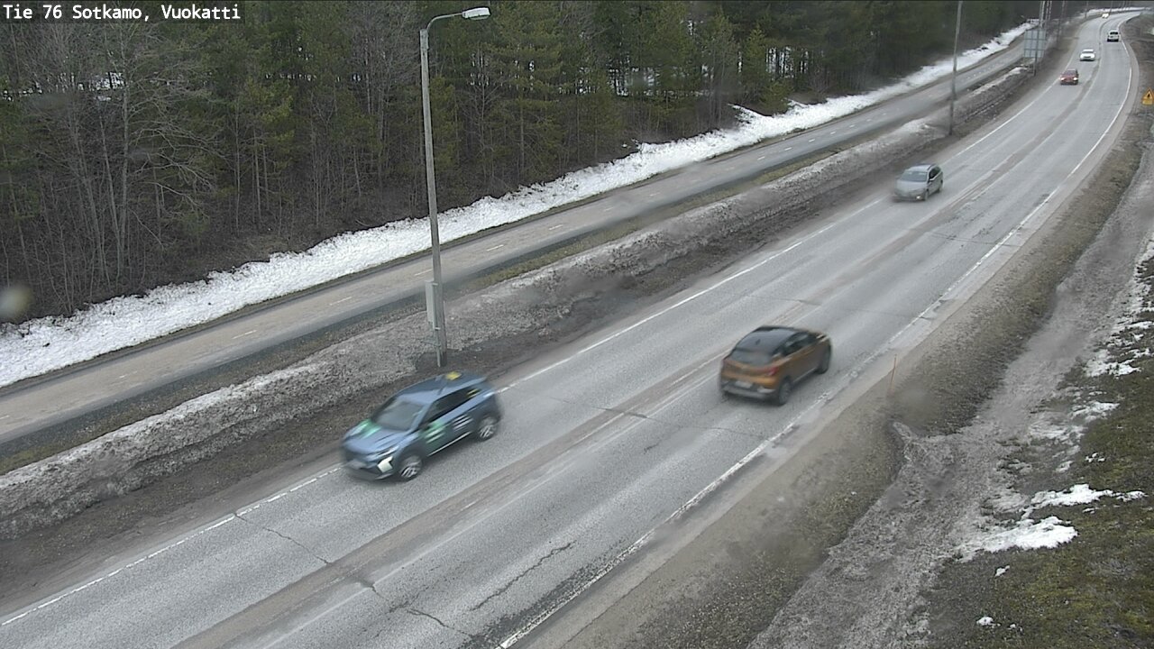 Weather Camera Image Road 76 Sotkamo, Vuokatti, Sotkamo, Kainuu