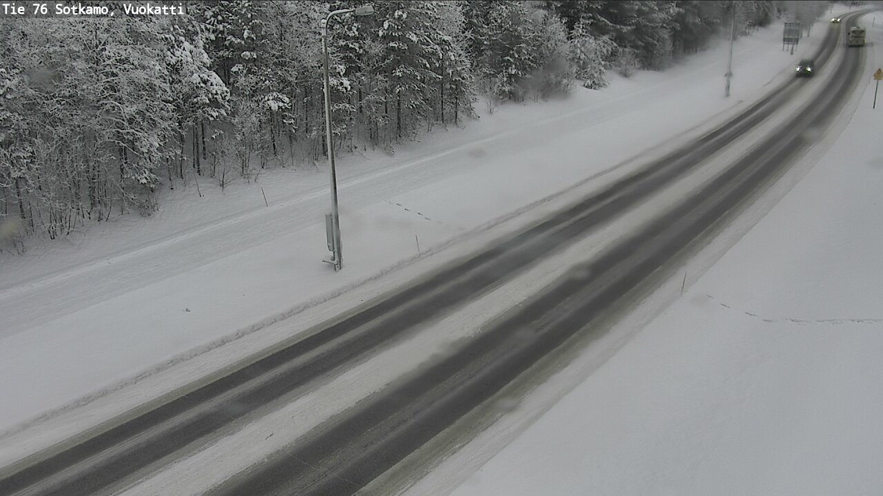 Weather Camera Image Road 76 Sotkamo, Vuokatti, Sotkamo, Kainuu