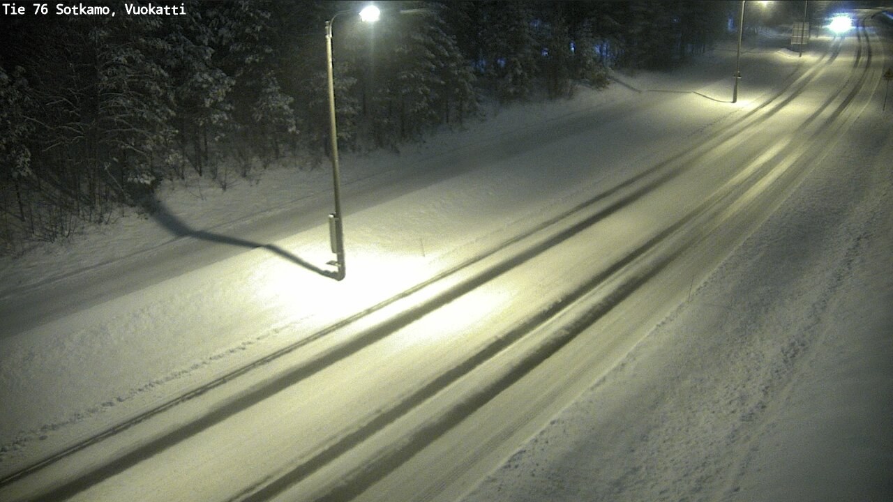 Weather Camera Image Väg 76 Sotkamo, Vuokatti, Sotkamo, Kainuu