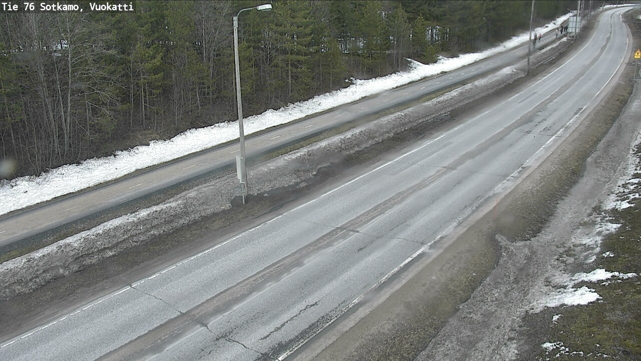 Weather Camera Image Väg 76 Sotkamo, Vuokatti, Sotkamo, Kainuu