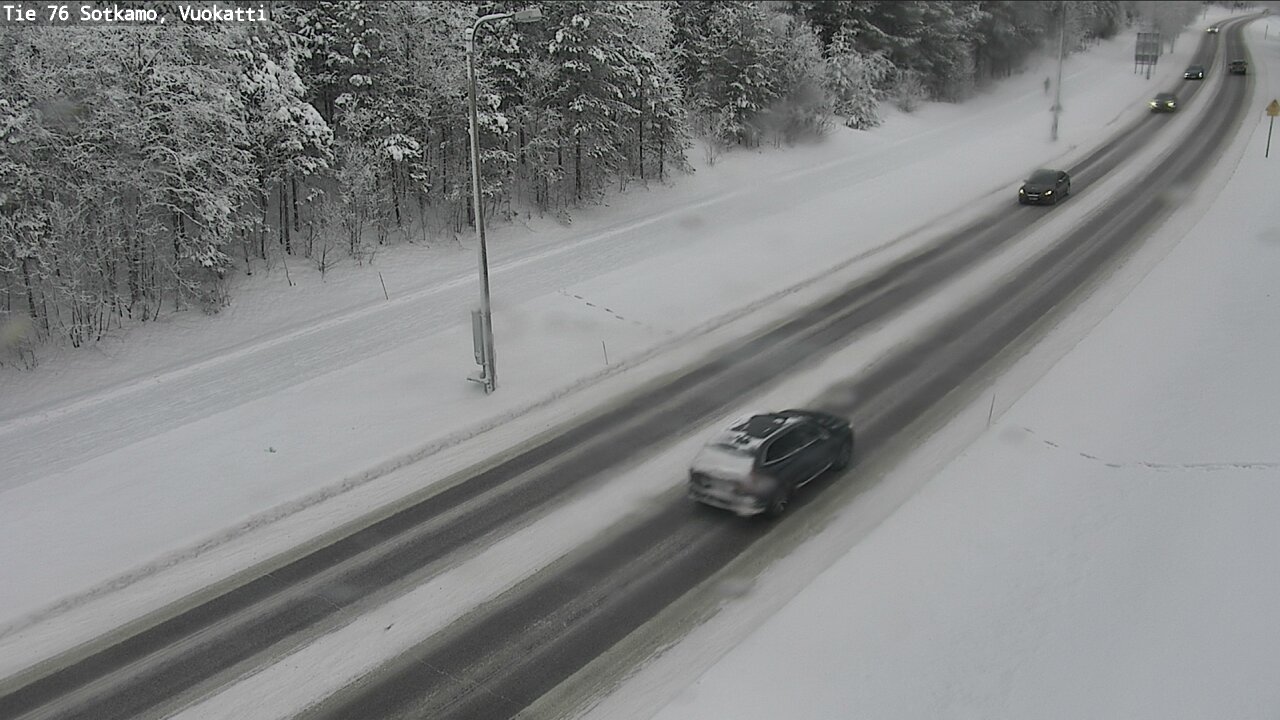 Weather Camera Image Road 76 Sotkamo, Vuokatti, Sotkamo, Kainuu