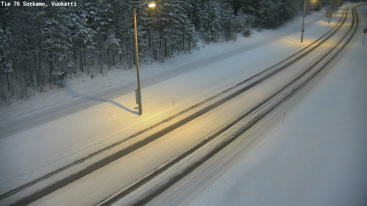 Weather Camera Image Väg 76 Sotkamo, Vuokatti, Sotkamo, Kainuu