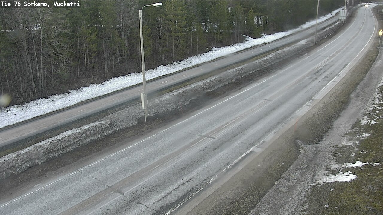 Weather Camera Image Road 76 Sotkamo, Vuokatti, Sotkamo, Kainuu