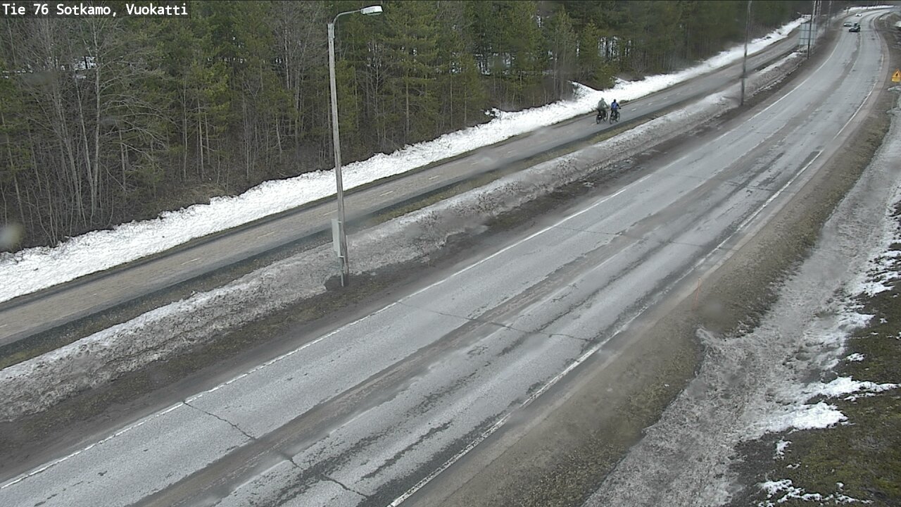 Weather Camera Image Väg 76 Sotkamo, Vuokatti, Sotkamo, Kainuu