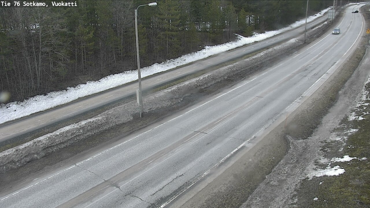Weather Camera Image Road 76 Sotkamo, Vuokatti, Sotkamo, Kainuu