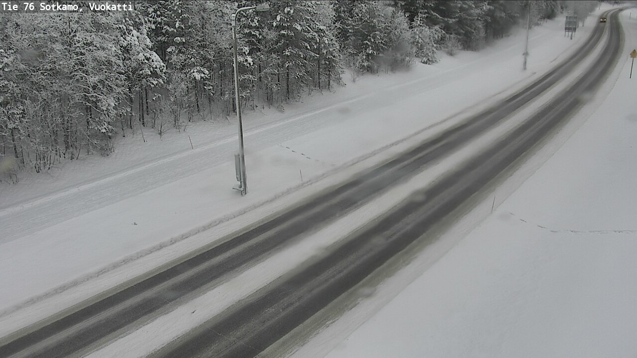 Weather Camera Image Road 76 Sotkamo, Vuokatti, Sotkamo, Kainuu