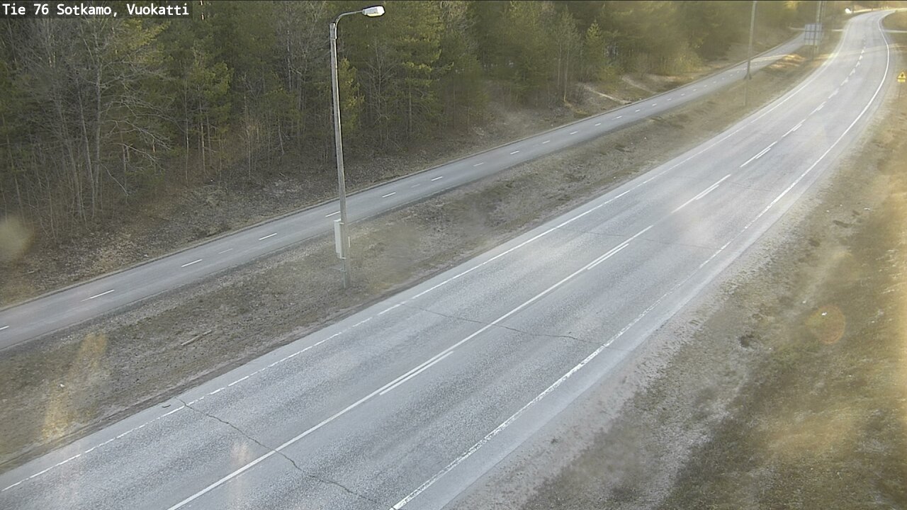 Weather Camera Image Road 76 Sotkamo, Vuokatti, Sotkamo, Kainuu