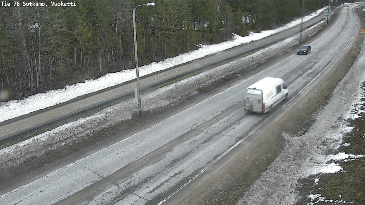 Weather Camera Image Väg 76 Sotkamo, Vuokatti, Sotkamo, Kainuu