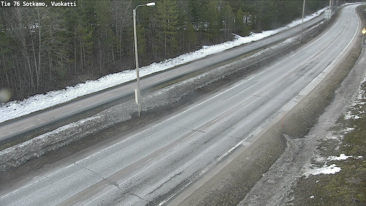 Weather Camera Image Road 76 Sotkamo, Vuokatti, Sotkamo, Kainuu