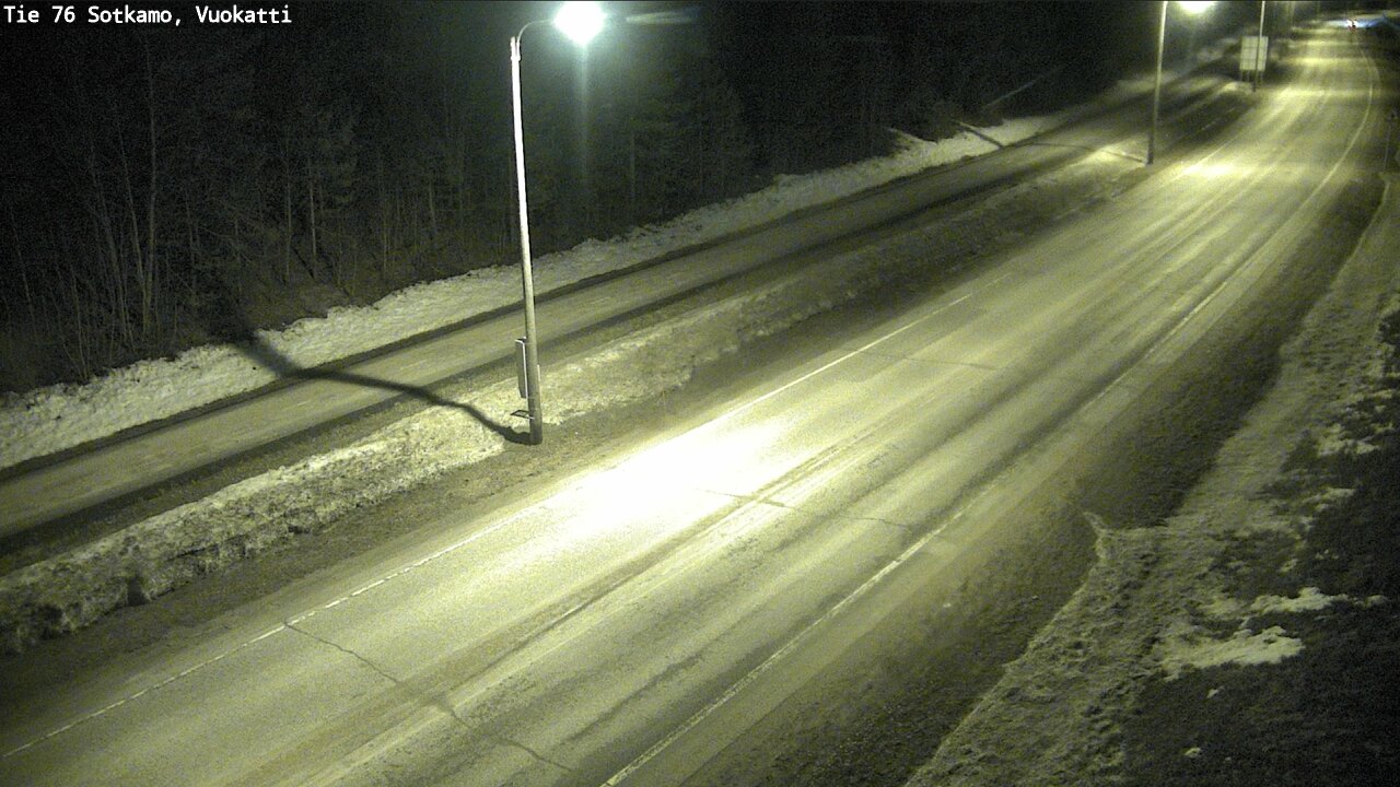 Weather Camera Image Road 76 Sotkamo, Vuokatti, Sotkamo, Kainuu