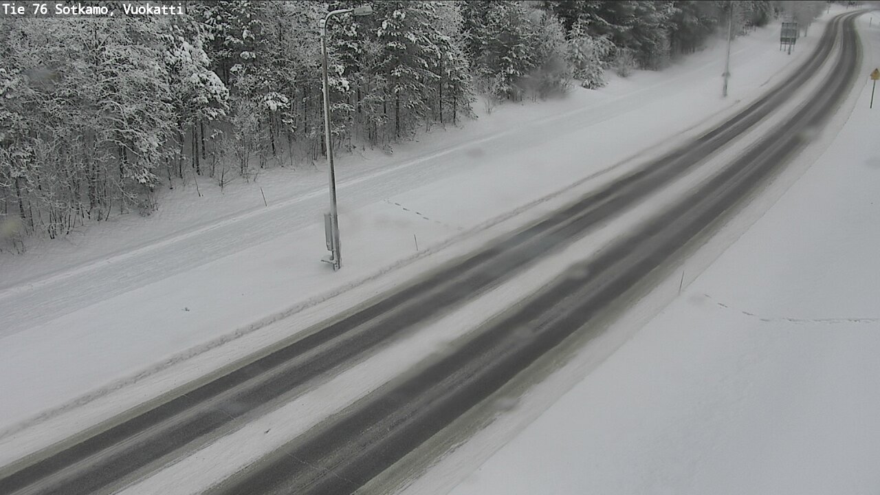 Weather Camera Image Road 76 Sotkamo, Vuokatti, Sotkamo, Kainuu