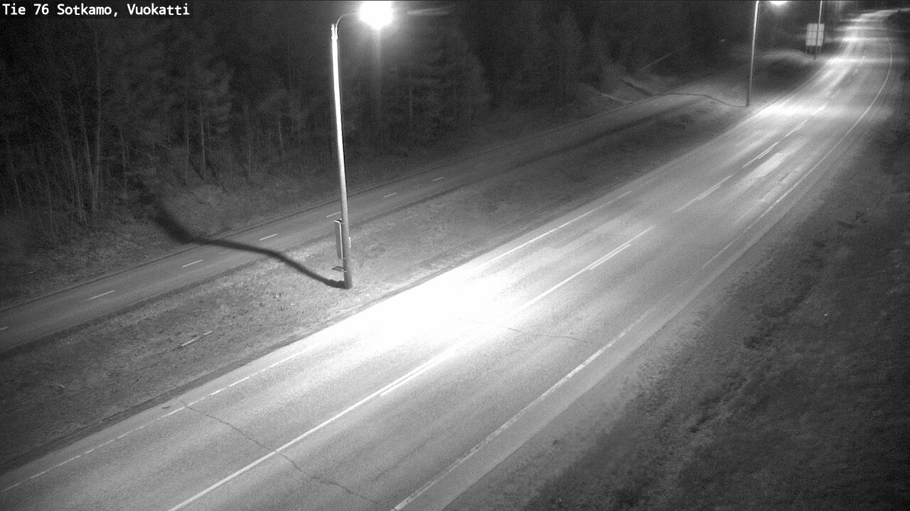 Weather Camera Image Road 76 Sotkamo, Vuokatti, Sotkamo, Kainuu