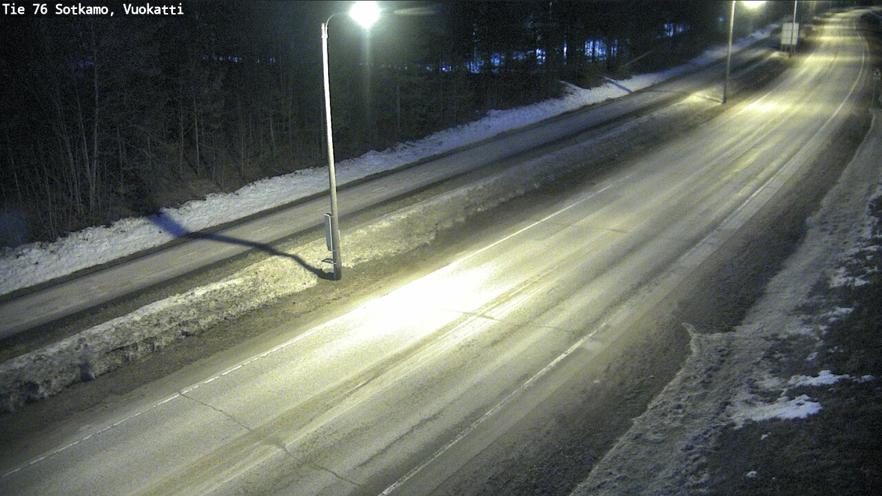 Weather Camera Image Road 76 Sotkamo, Vuokatti, Sotkamo, Kainuu