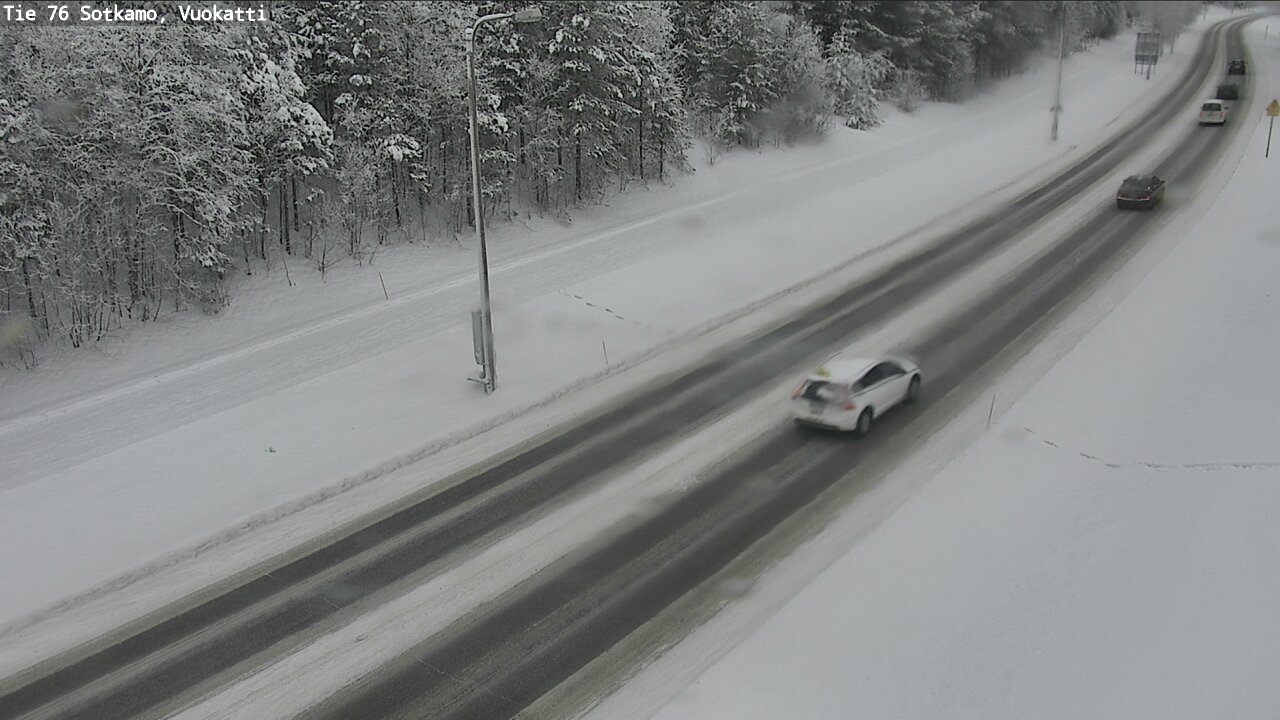 Weather Camera Image Road 76 Sotkamo, Vuokatti, Sotkamo, Kainuu
