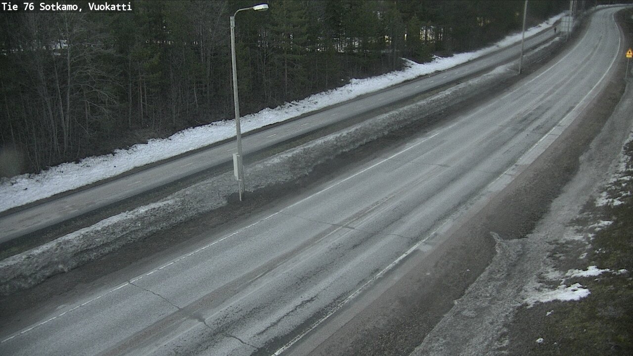 Weather Camera Image Road 76 Sotkamo, Vuokatti, Sotkamo, Kainuu