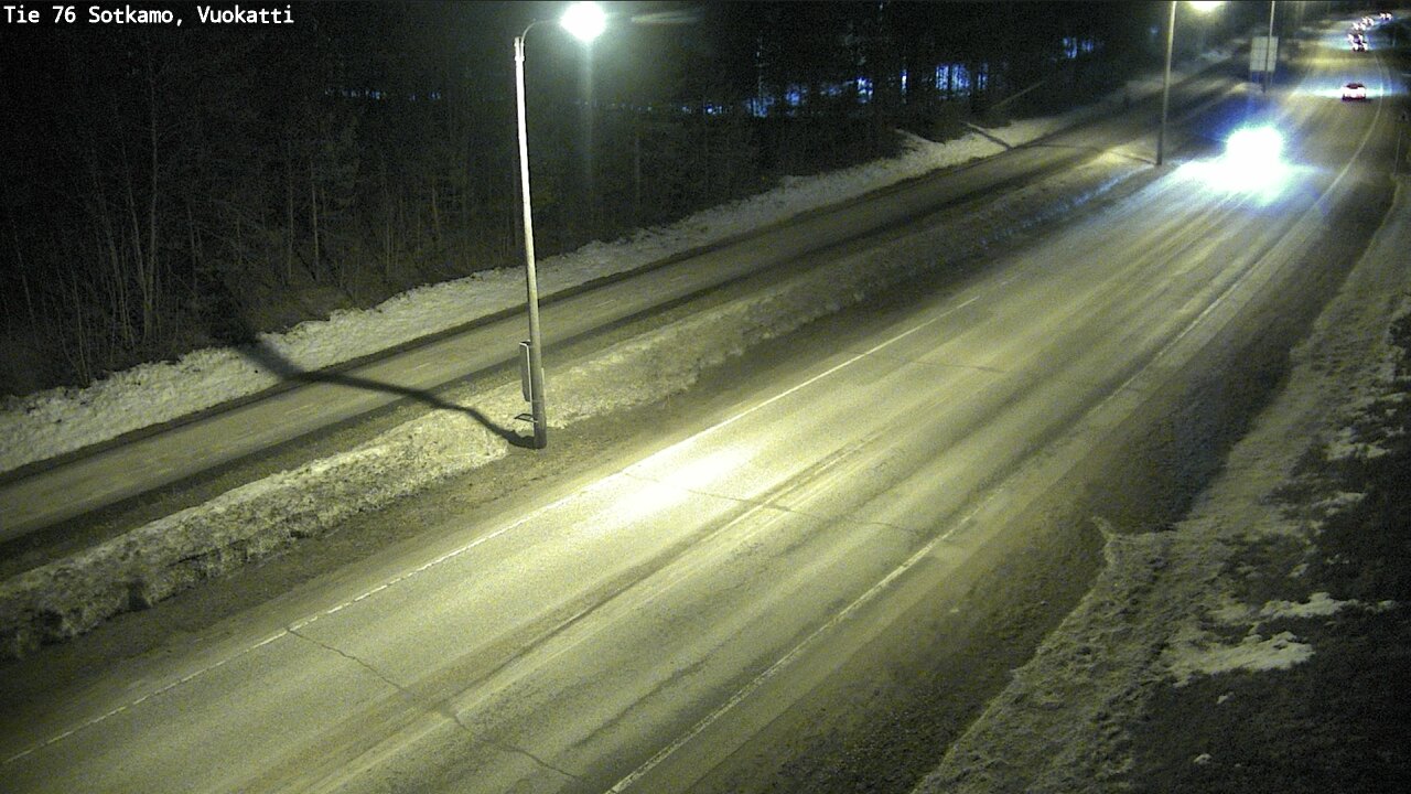 Weather Camera Image Road 76 Sotkamo, Vuokatti, Sotkamo, Kainuu