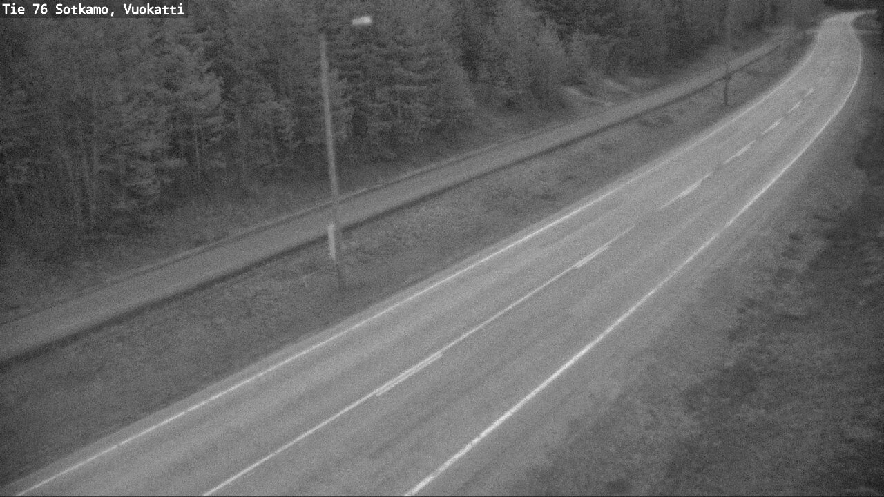Weather Camera Image Road 76 Sotkamo, Vuokatti, Sotkamo, Kainuu
