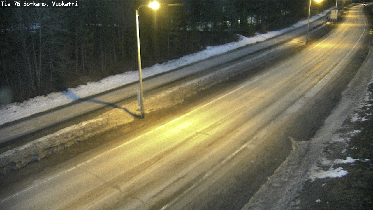 Weather Camera Image Road 76 Sotkamo, Vuokatti, Sotkamo, Kainuu