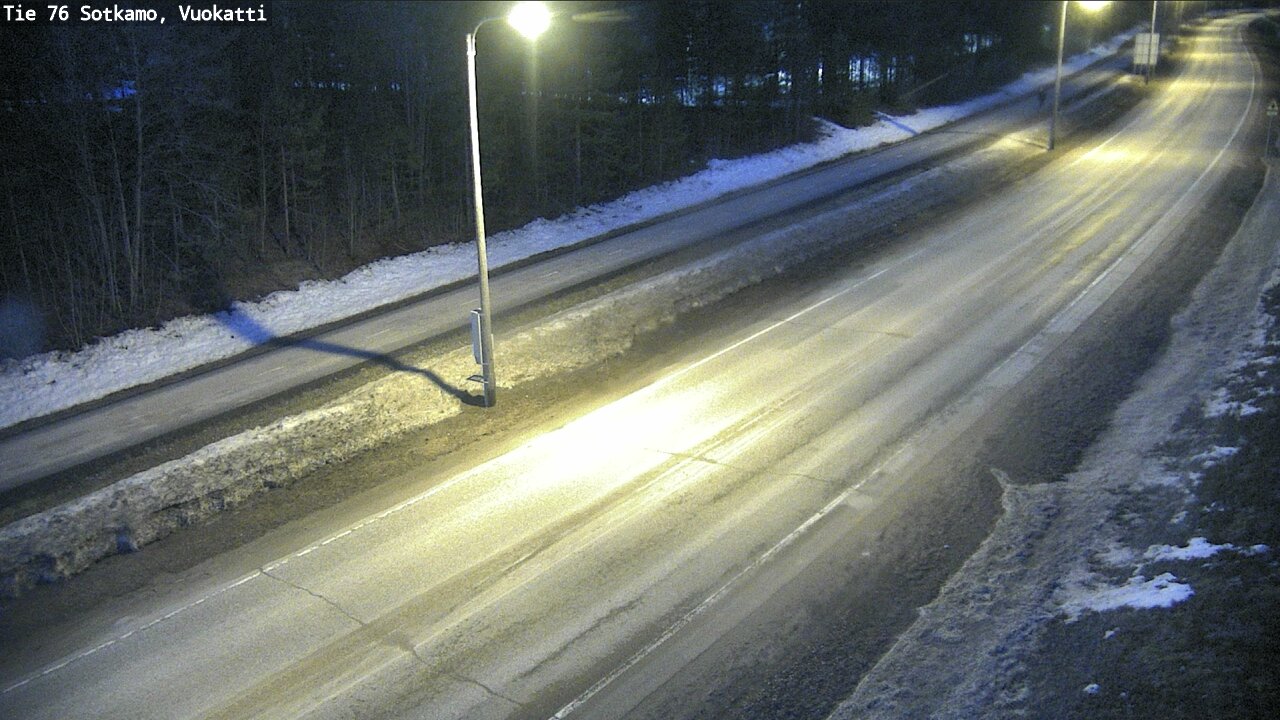 Weather Camera Image Road 76 Sotkamo, Vuokatti, Sotkamo, Kainuu