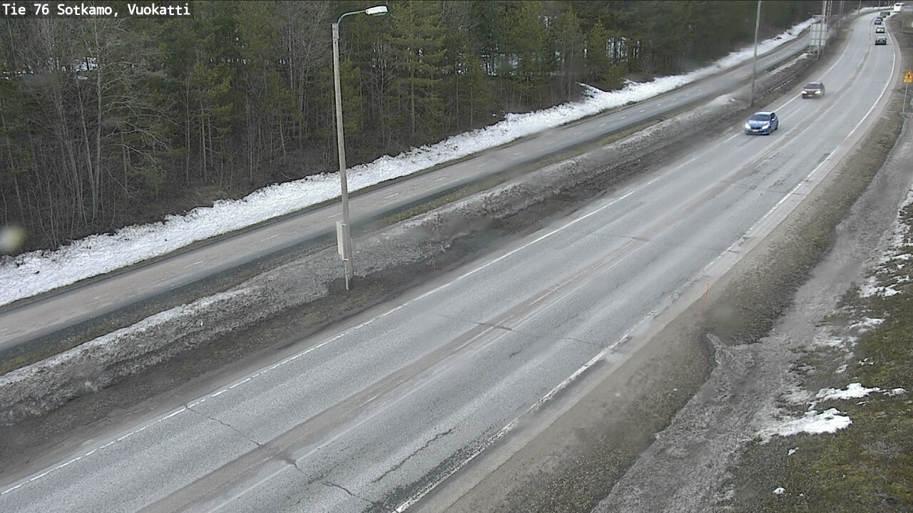 Weather Camera Image Road 76 Sotkamo, Vuokatti, Sotkamo, Kainuu