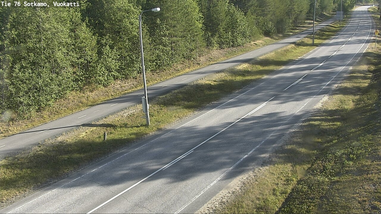 Weather Camera Image Väg 76 Sotkamo, Vuokatti, Sotkamo, Kainuu
