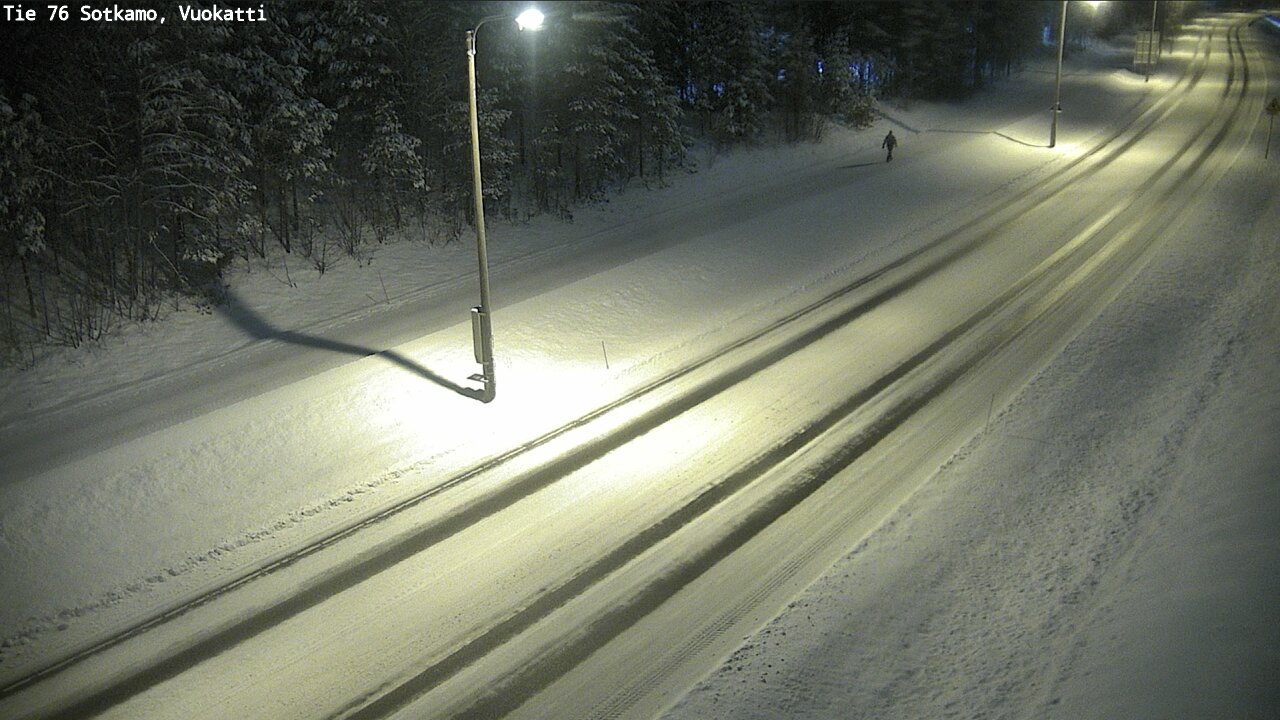 Weather Camera Image Väg 76 Sotkamo, Vuokatti, Sotkamo, Kainuu
