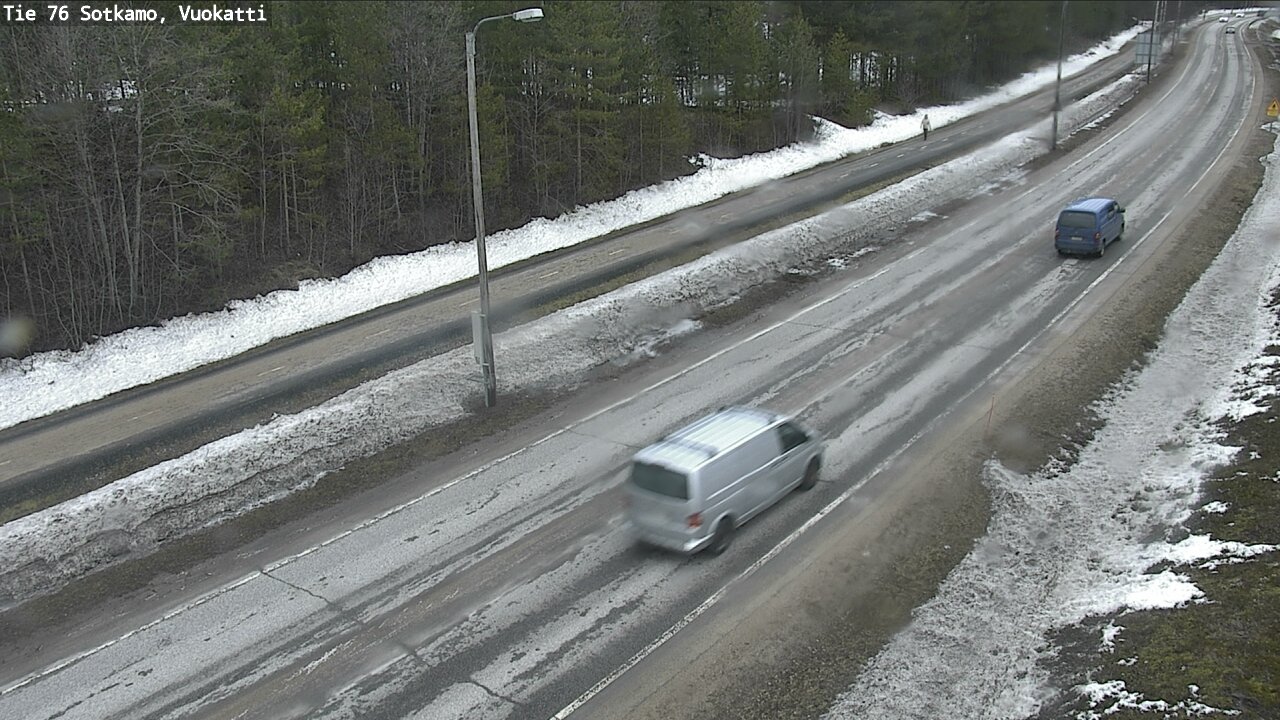 Weather Camera Image Väg 76 Sotkamo, Vuokatti, Sotkamo, Kainuu