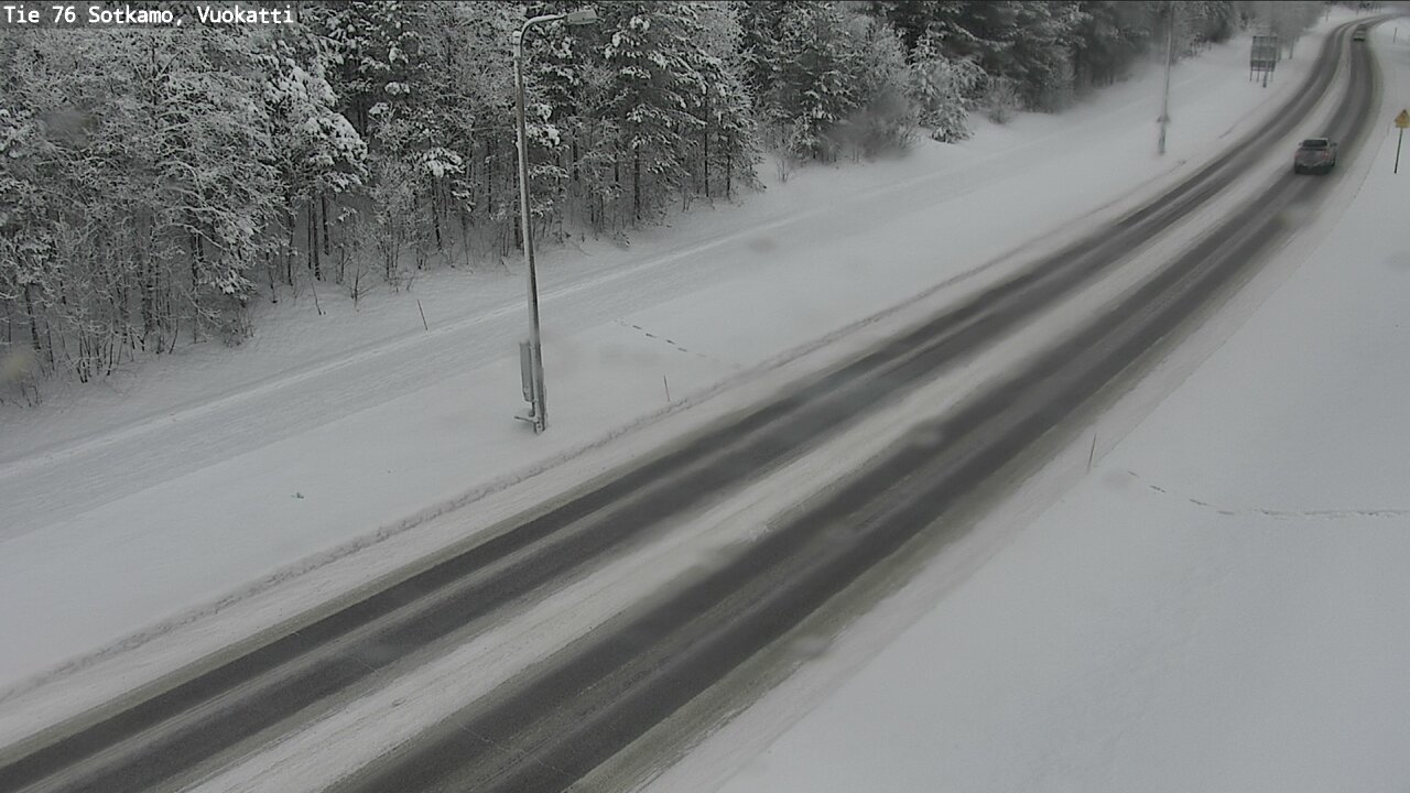 Weather Camera Image Road 76 Sotkamo, Vuokatti, Sotkamo, Kainuu