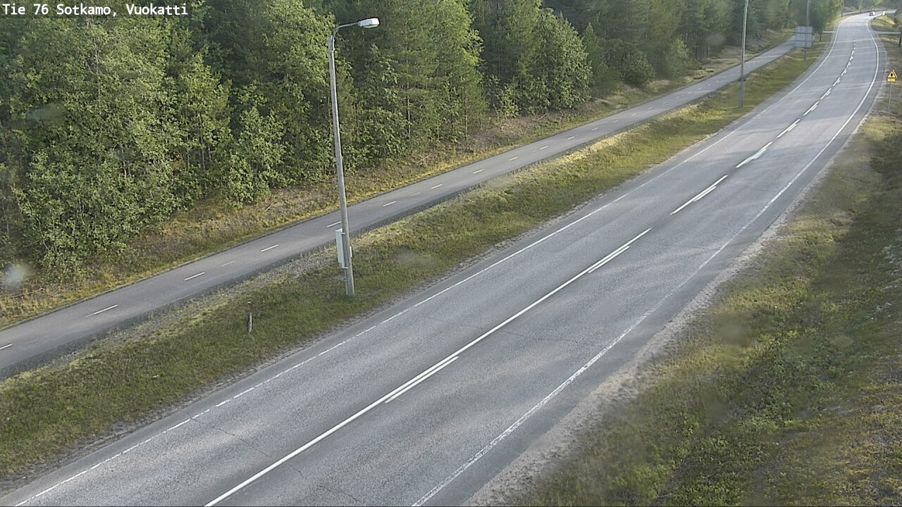 Weather Camera Image Väg 76 Sotkamo, Vuokatti, Sotkamo, Kainuu
