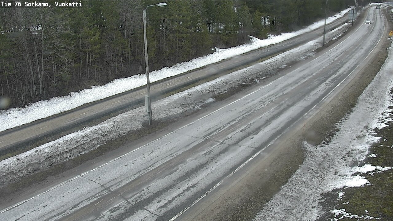 Weather Camera Image Väg 76 Sotkamo, Vuokatti, Sotkamo, Kainuu