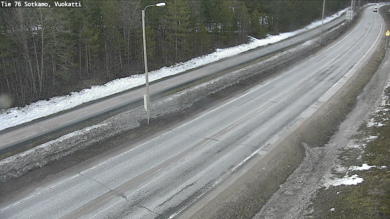 Weather Camera Image Road 76 Sotkamo, Vuokatti, Sotkamo, Kainuu