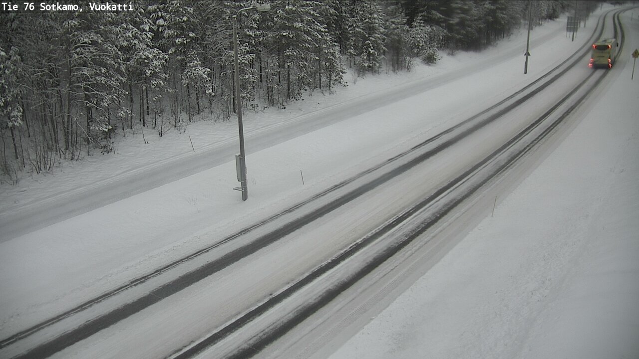 Weather Camera Image Väg 76 Sotkamo, Vuokatti, Sotkamo, Kainuu