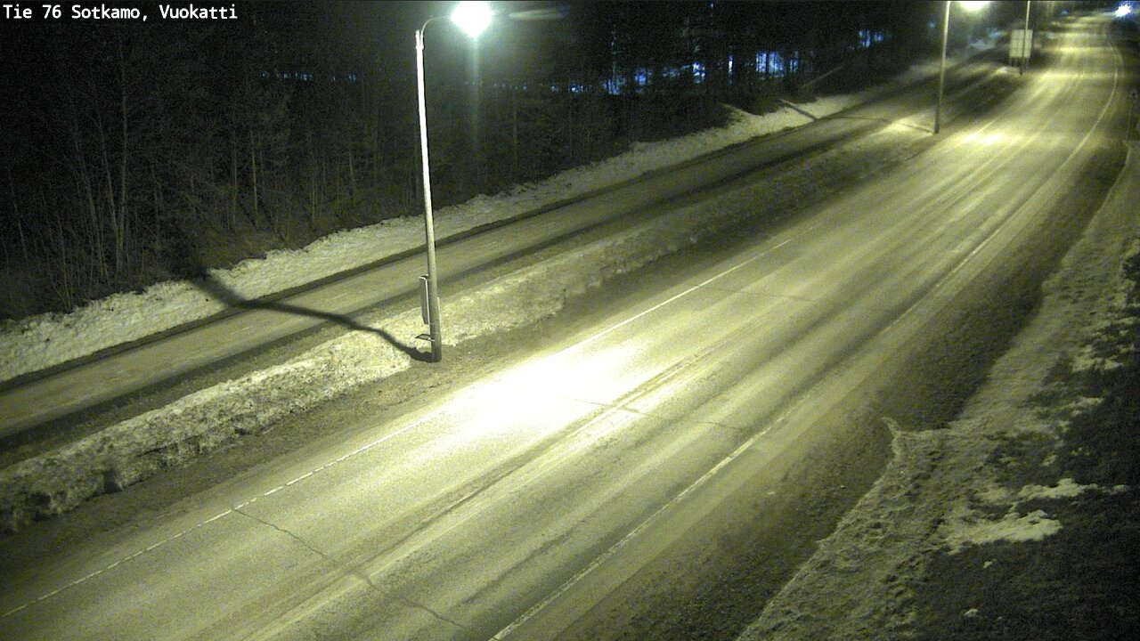 Weather Camera Image Road 76 Sotkamo, Vuokatti, Sotkamo, Kainuu