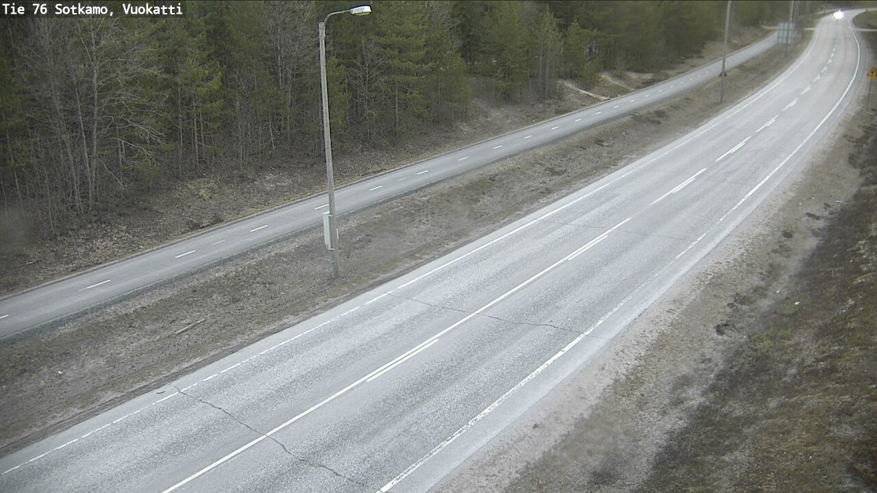 Weather Camera Image Road 76 Sotkamo, Vuokatti, Sotkamo, Kainuu