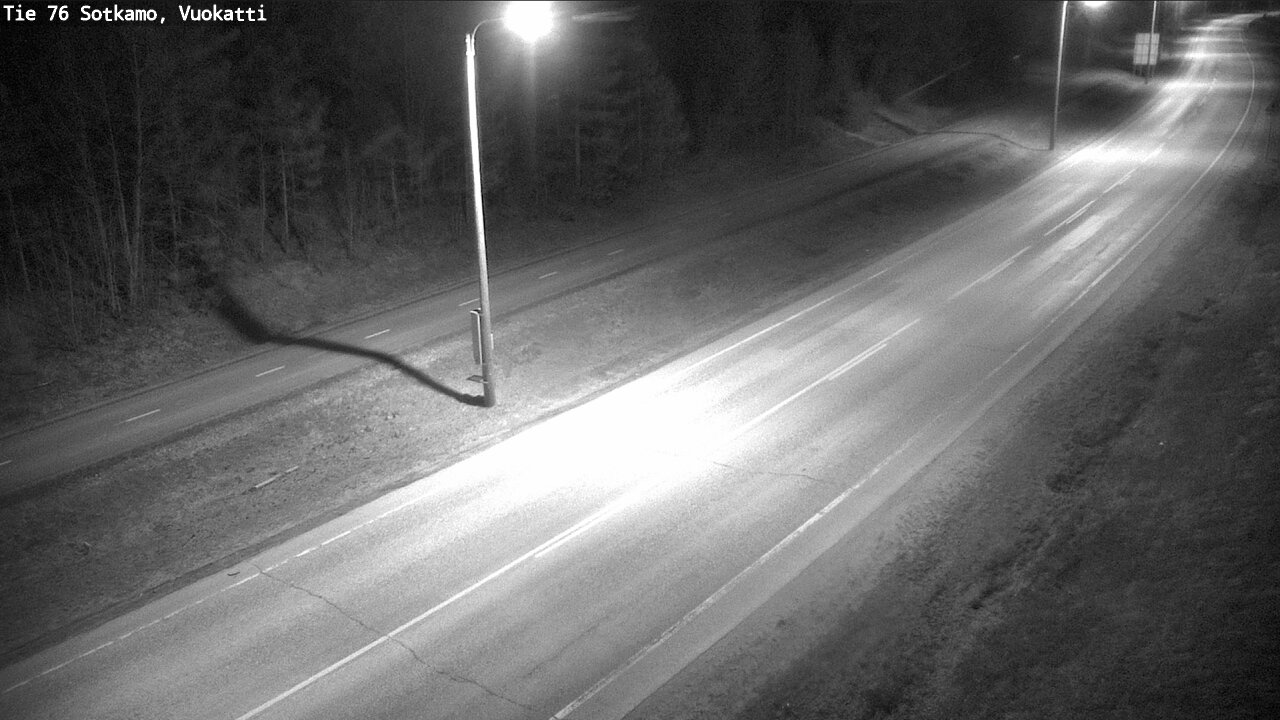 Weather Camera Image Road 76 Sotkamo, Vuokatti, Sotkamo, Kainuu