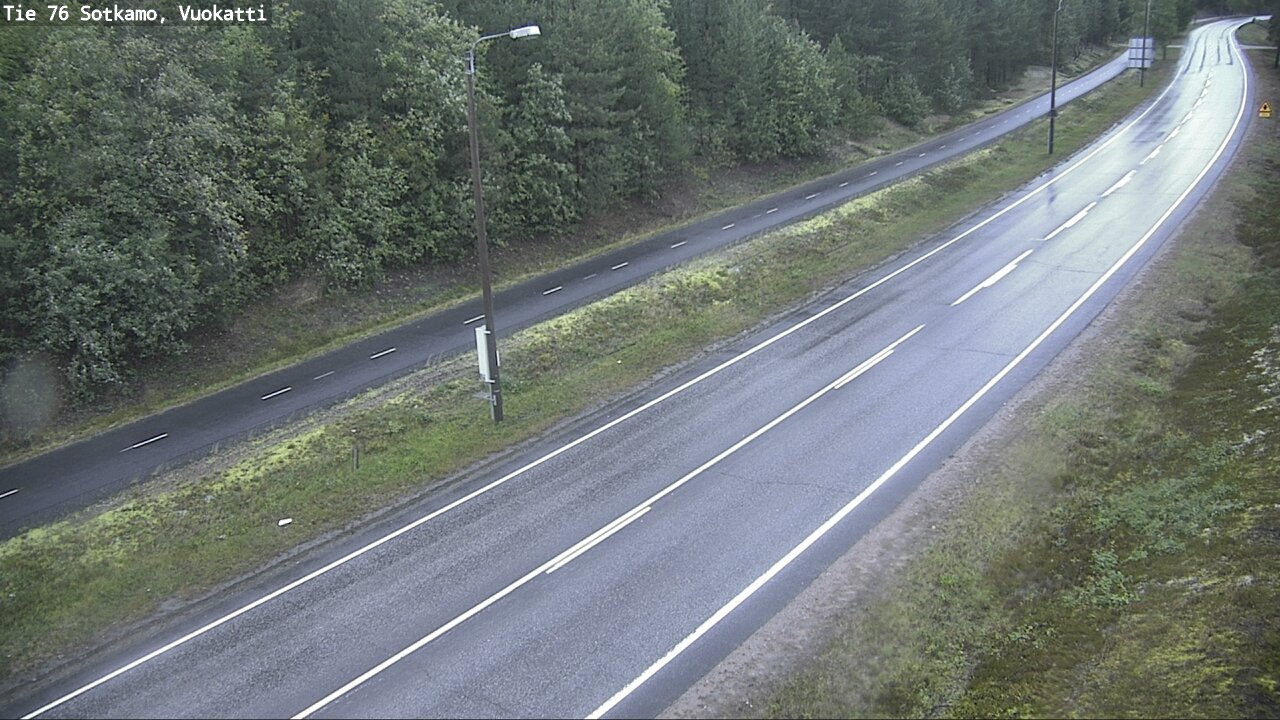 Weather Camera Image Road 76 Sotkamo, Vuokatti, Sotkamo, Kainuu