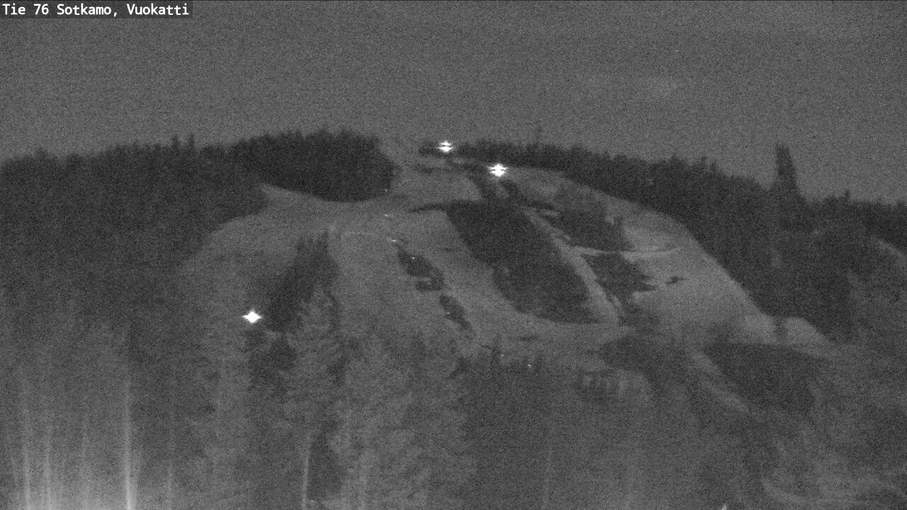 Weather Camera Image Väg 76 Sotkamo, Vuokatti, Sotkamo, Kainuu