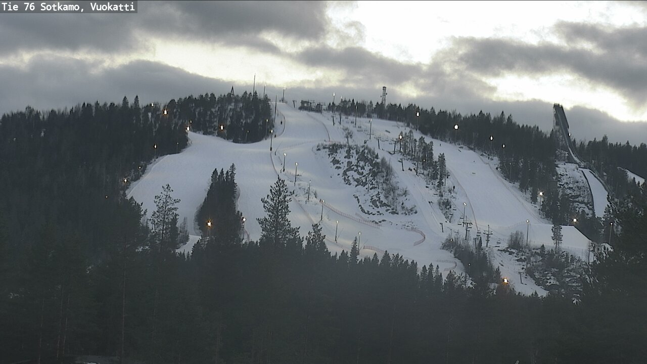 Weather Camera Image Road 76 Sotkamo, Vuokatti, Sotkamo, Kainuu