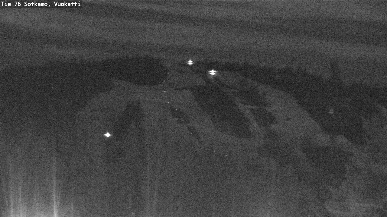 Weather Camera Image Väg 76 Sotkamo, Vuokatti, Sotkamo, Kainuu