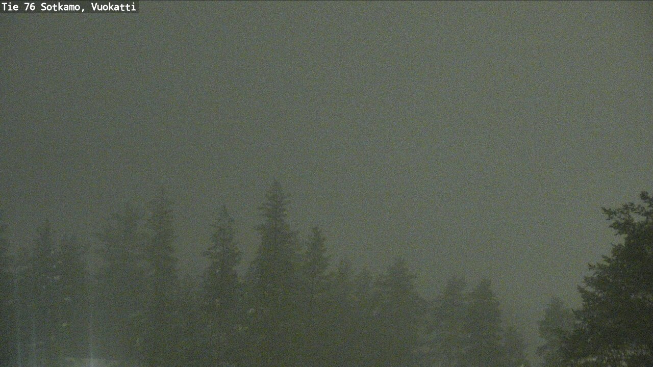Weather Camera Image Väg 76 Sotkamo, Vuokatti, Sotkamo, Kainuu