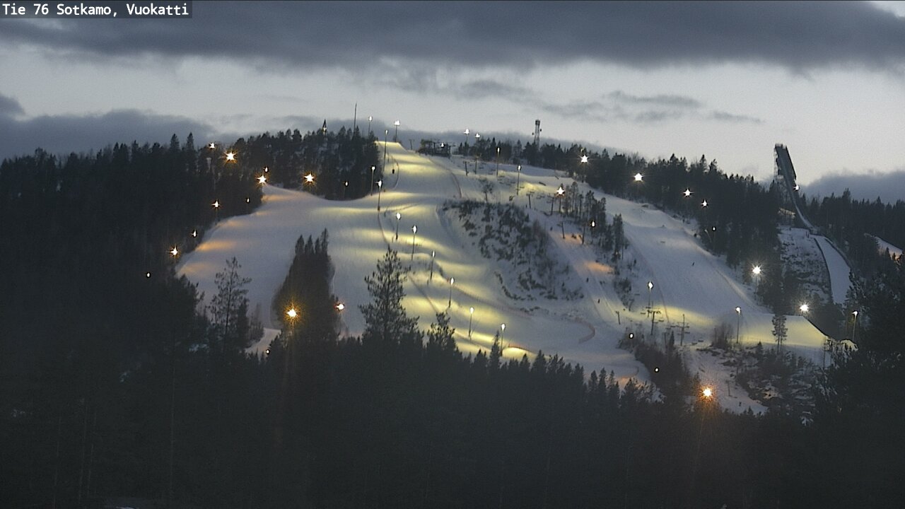 Weather Camera Image Road 76 Sotkamo, Vuokatti, Sotkamo, Kainuu